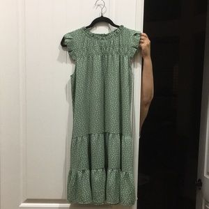 Green Polka Dot Dress